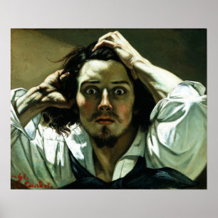 Gustave Courbet - Self Portrait Poster