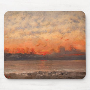 Gustave Courbet - Sunset Mouse Mat