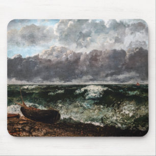 Gustave Courbet - The Stormy Sea / The Wave Mouse Mat