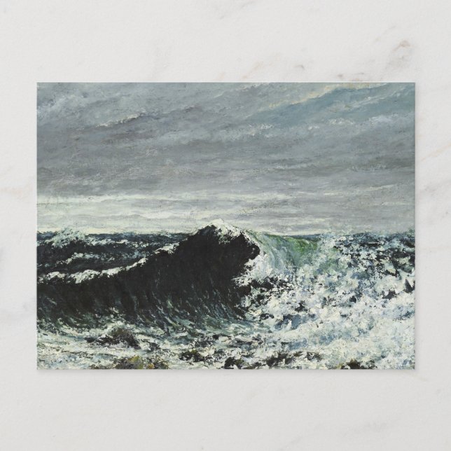 Gustave Courbet - The Wave Postcard (Front)