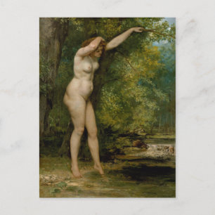 Gustave Courbet   The Young Bather Postcard