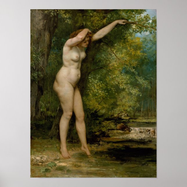 Gustave Courbet | The Young Bather Poster (Front)