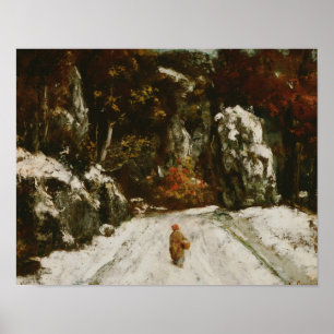 Gustave Courbet - Winter in the Jura Poster
