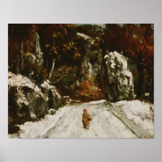 Gustave Courbet - Winter in the Jura Poster (Front)
