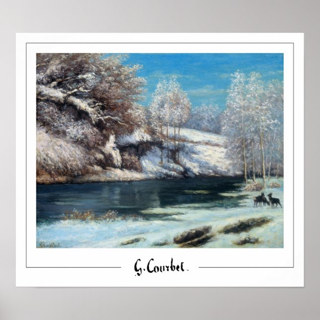 Gustave Courbet Zedign Art Poster #8-2 (Front)