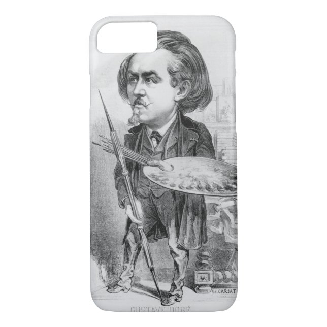 Gustave Dore (1832-83), caricature from 'Le Boulev Case-Mate iPhone Case (Back)