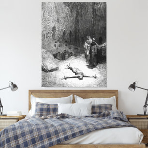 Gustave Doré - Caiaphas, The High Priest of Jerusa Canvas Print