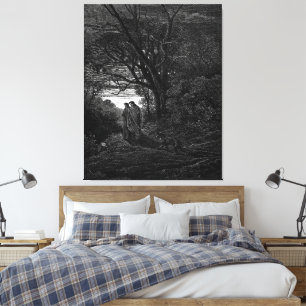 Gustave Doré - David Shows Saul How He Saved His Canvas Print