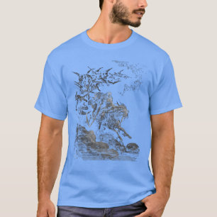 Gustave Dore Death Onhe Pale Horse funny T-Shirt