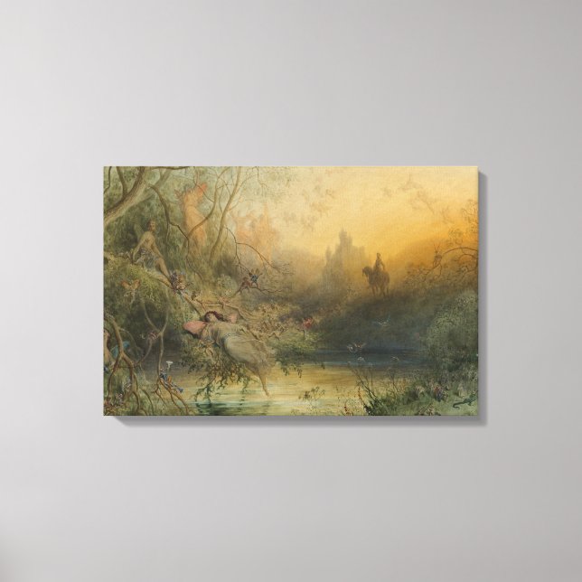 Gustave Dore - Fairy Land Canvas Print (Front)