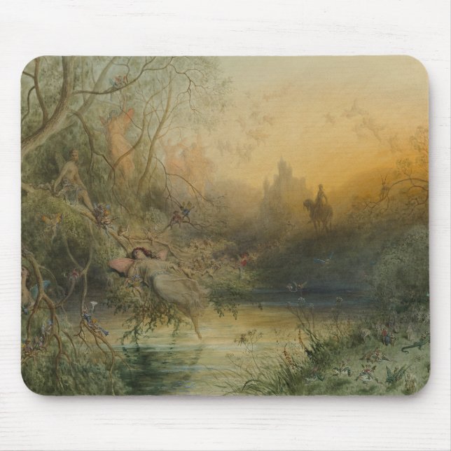 Gustave Dore - Fairy Land Mouse Mat (Front)