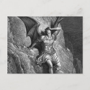 Gustave Dore Paradise Lost Postcard