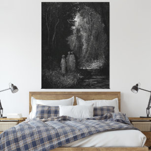 Gustave Doré - River Lete Canvas Print