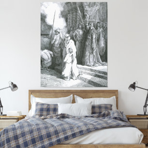 Gustave Doré - The Courage of a Mother Canvas Print