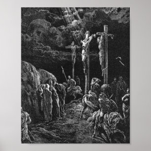 Gustave Dore The Crucifixion From La Grande Bible Poster