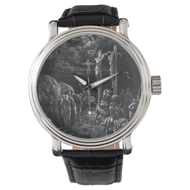 Gustave Dore The Crucifixion From La Grande Bible Watch (Front)