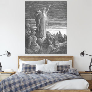 Gustave Doré - The Prophet Ezekiel Canvas Print