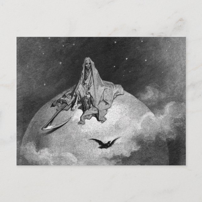 Gustave Dore - The Raven Postcard (Front)