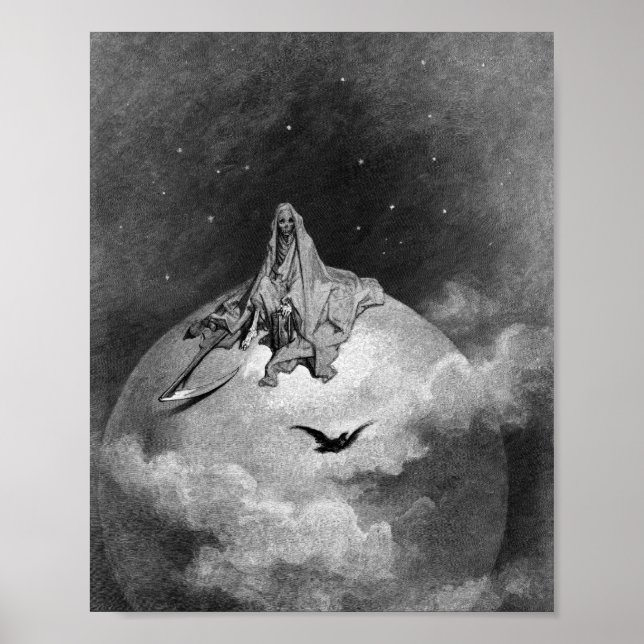 Gustave Dore - The Raven Poster (Front)