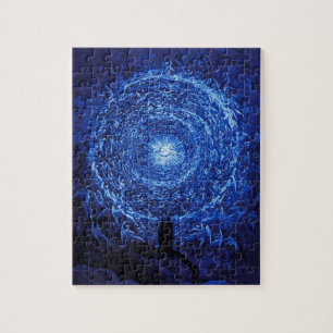 Gustave Dore The White Rose (blue) Puzzle
