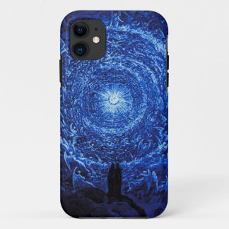Gustave Dore The White Rose iPhone case (blue)