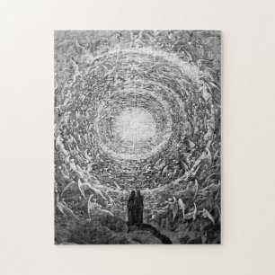 Gustave Dore - ( The White Rose ) Vision Empyrean Jigsaw Puzzle