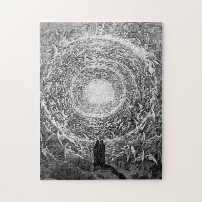 Gustave Dore - ( The White Rose ) Vision Empyrean Jigsaw Puzzle (Vertical)