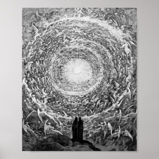Gustave Dore - ( The White Rose ) Vision Empyrean Poster