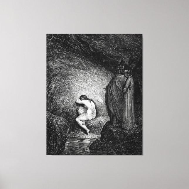 Gustave Doré - Where Counterfeiters Are Punished - Canvas Print (Front)