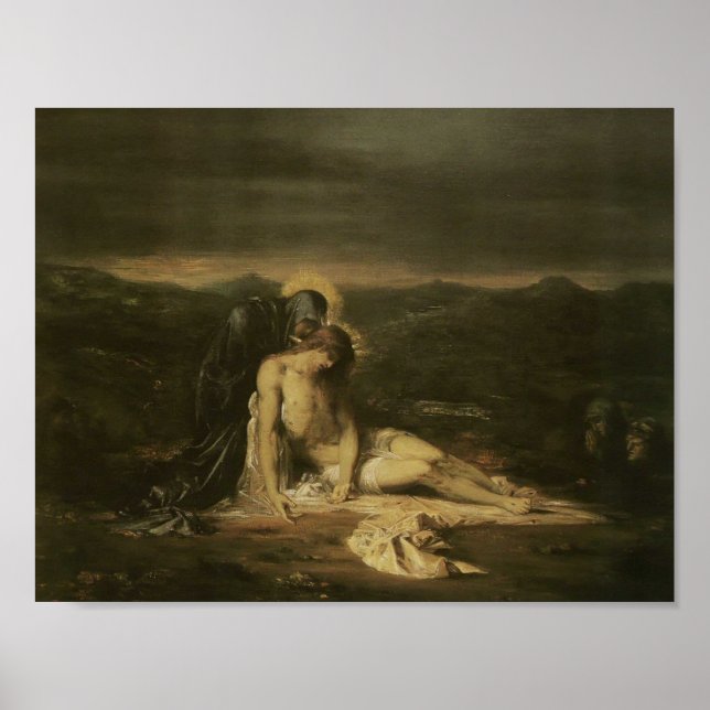 Gustave Moreau- Pieta Poster (Front)
