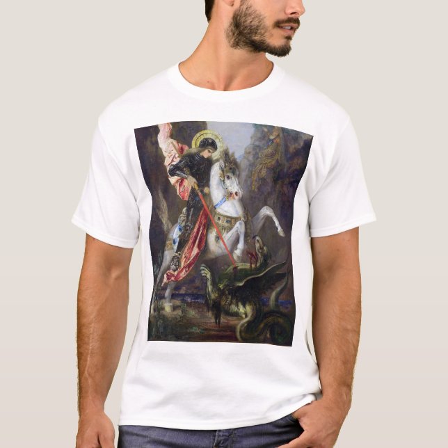 Gustave Moreau , Saint George and the Dragon T-Shirt (Front)