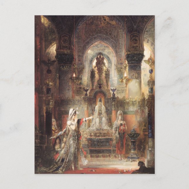 Gustave Moreau- Salome Dancing before Herod Postcard (Front)