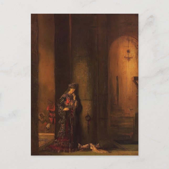 Gustave Moreau- Salome in Prison Postcard (Front)