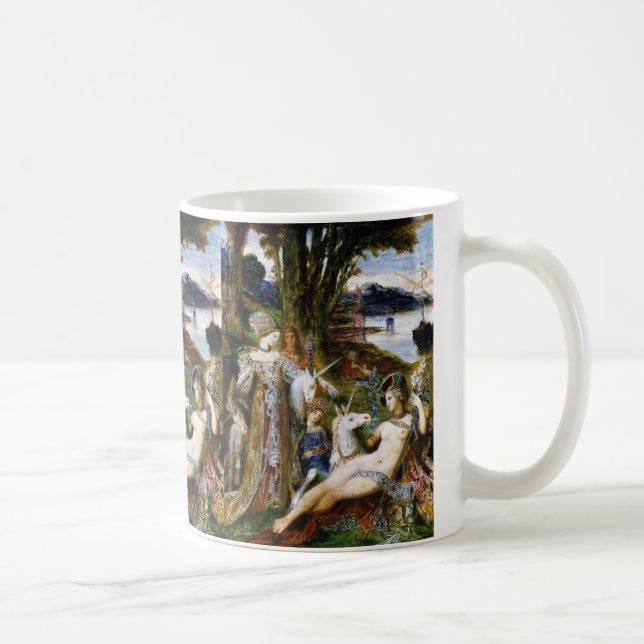 Gustave Moreau , Unicorn 1885 Coffee Mug (Right)
