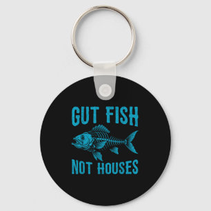 Gut Fish Not Houses, Coastal Conservation Ocean Lo Key Ring
