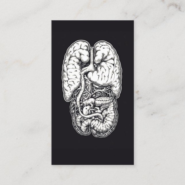 Gut Health Doctor Microbiota Expert Business Card (Front)