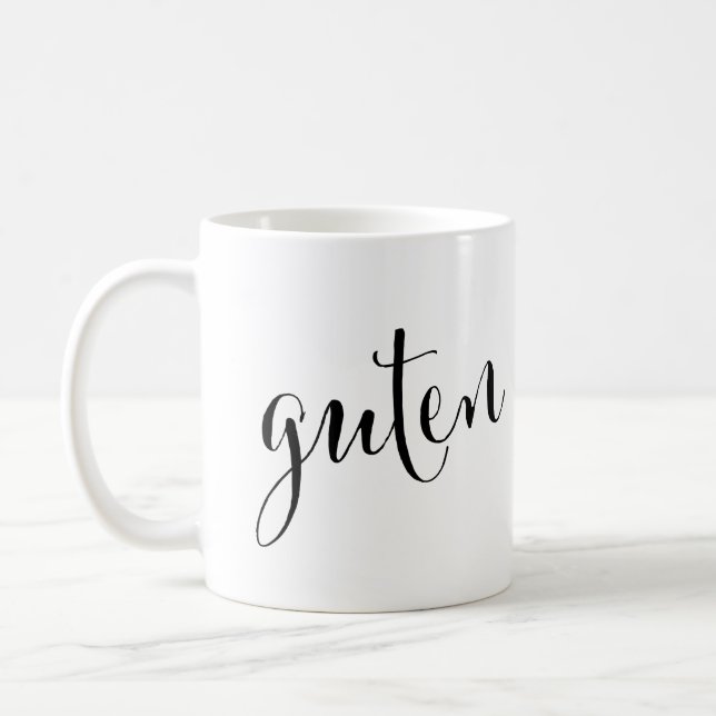 guten morgen Good Morning German Mug (Left)