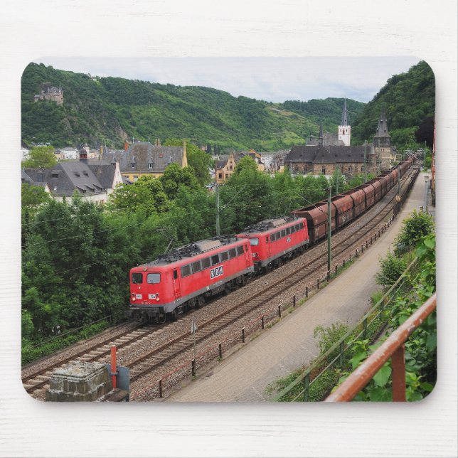 Güterzug in St. Goar Mouse Mat (Front)