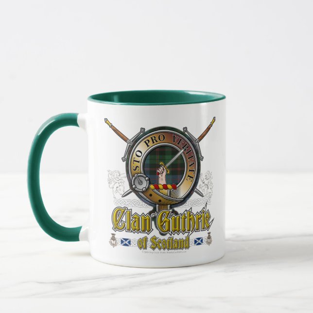 Guthrie Clan Badge Mug (Left)