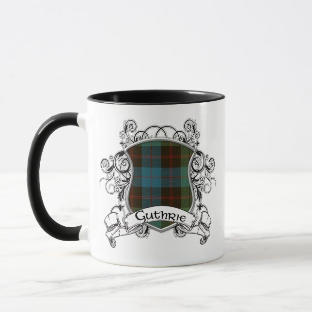 Guthrie Tartan Shield Mug (Left)