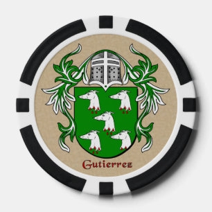 Gutierrez Heraldic Arms Poker Chips