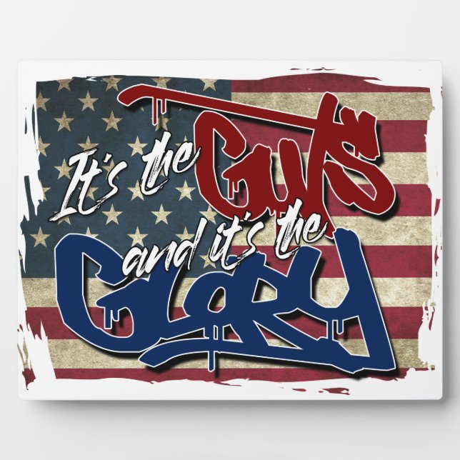 Guts and Glory Plaque (Front)