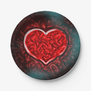 Gutsy Valentine Paper Plate