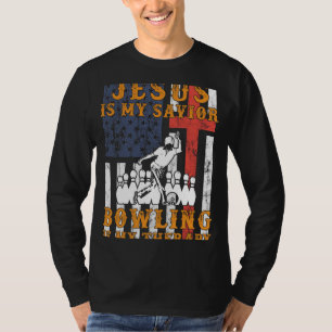Gutter Balls and Grace: Jesus is my Saviour, Bowli T-Shirt