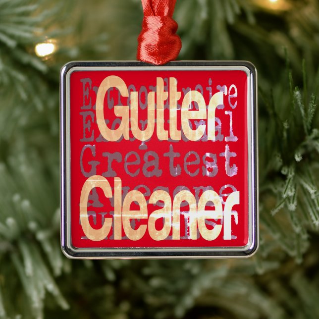 Gutter Cleaner Extraordinaire Metal Tree Decoration (Tree)