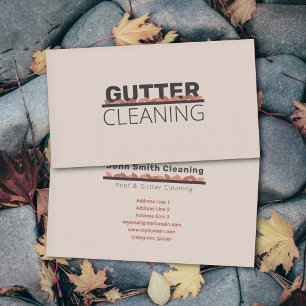 Gutter Cleaning Business Card