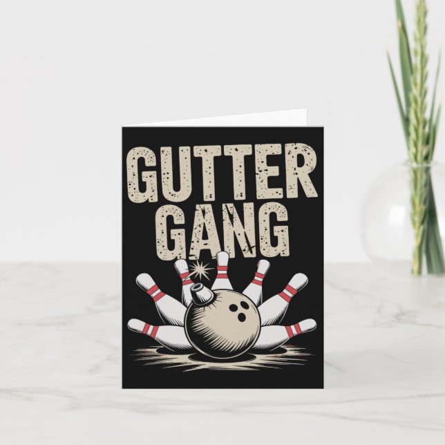 Gutter Gang Bowling 1  Card (Front)