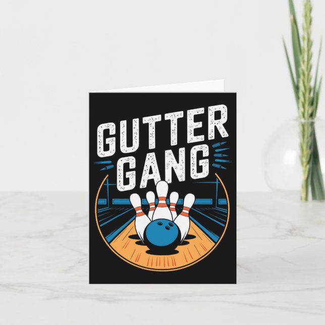 Gutter Gang Bowling 4  Card (Front)