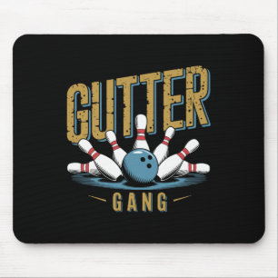 Gutter Gang Bowling Funny Bowler 1 Mouse Mat