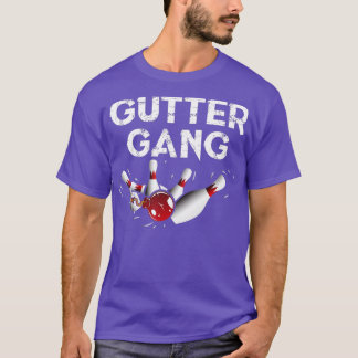 Gutter Gang Funny Bowling s Gutter Bowling League T-Shirt